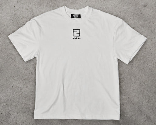 ZXYW Signature Heavyweight Tee White