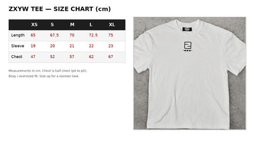 ZXYW Heavyweight Tee
