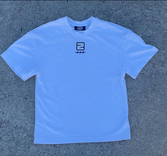 ZXYW Signature Heavyweight Tee White